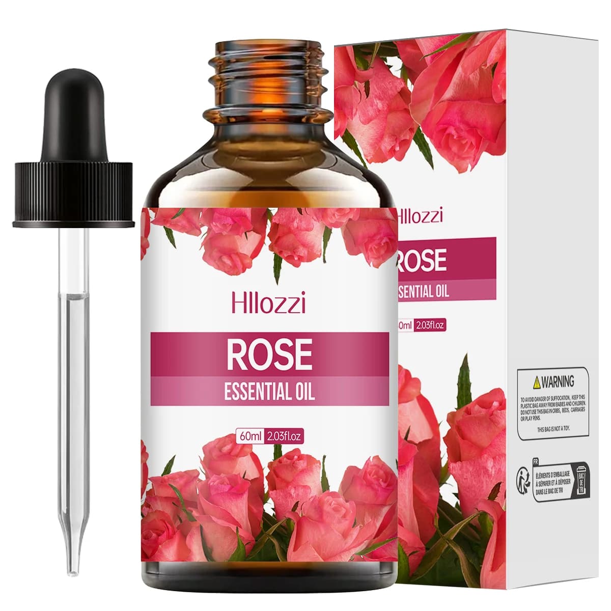 Rose essential oil facial skin care oil hydrating moisturizing body care massage oil aromatherapy essential oil